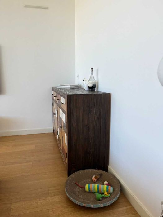 Solid Wood Patchwork Cabinet