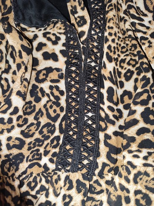 Sukienka damska w panterkę