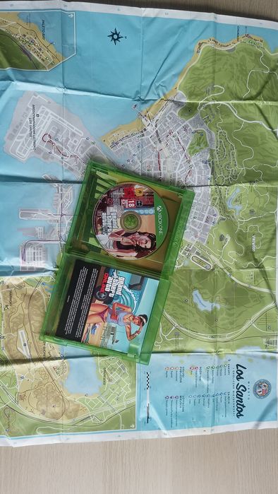 GTA 5 Xbox one series s/x mapa w zestawie