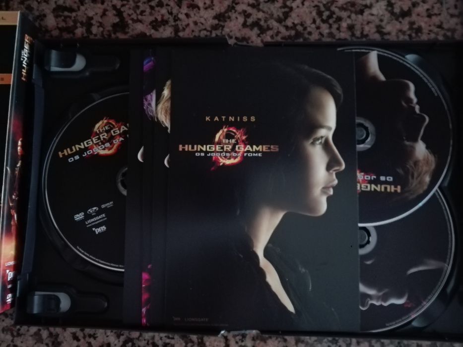 Filme The Hunger Games/Os Jogos da Fome Edição Prestígio c/ 4 postais