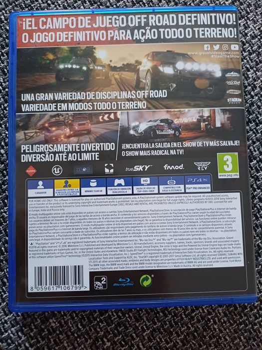 PS4 Gra rajdawa GRAVEL
