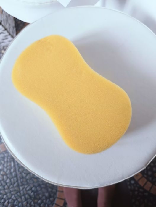 Gąbka duża,żółta samochodowa