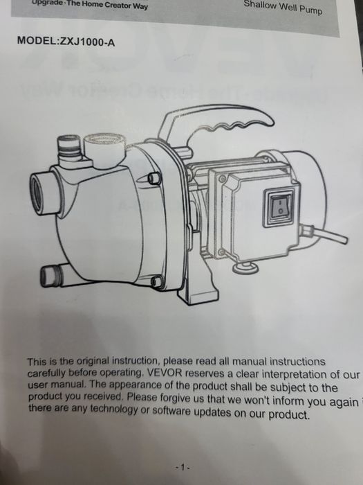 Bomba de agua nova 800w