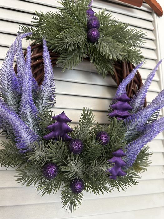 Wianek bożonarodzeniowy ozdobny świąteczny