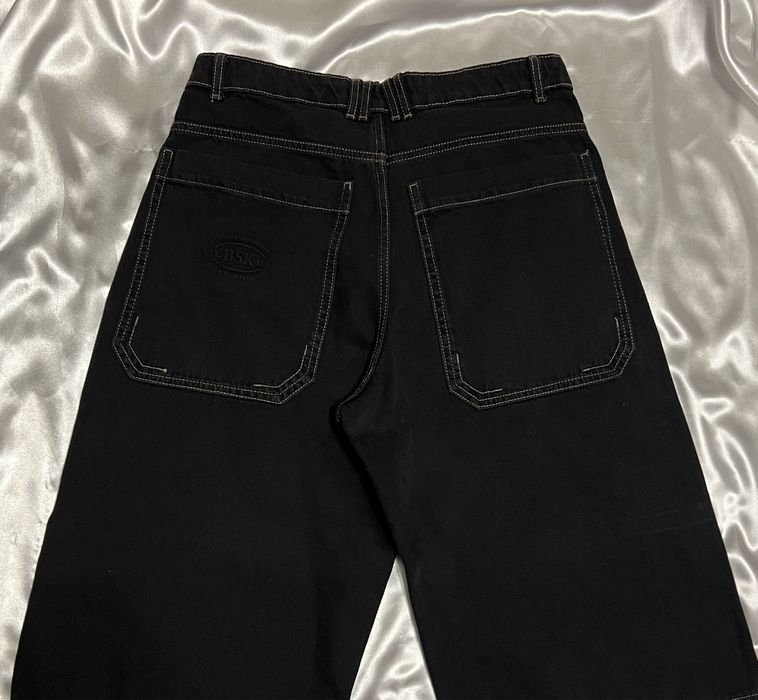 Чорні джинси bershka baggy denim