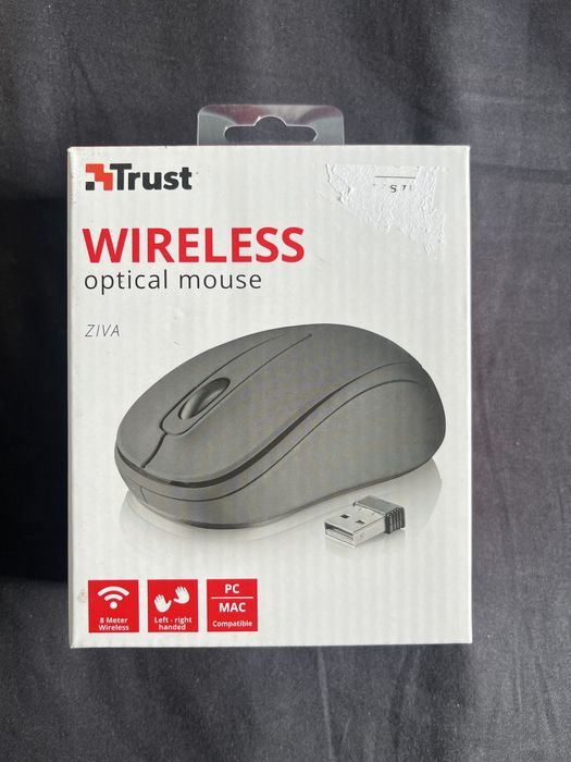 Trust Ziva Wireless Compact Mouse – Brand New in Box64343222014978120