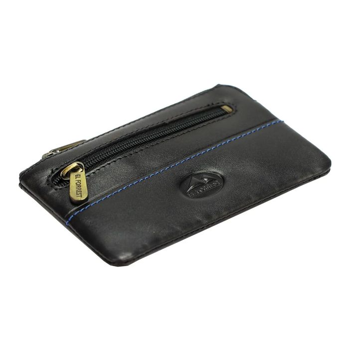 Etui na klucze EL FORREST czarny + niebieski