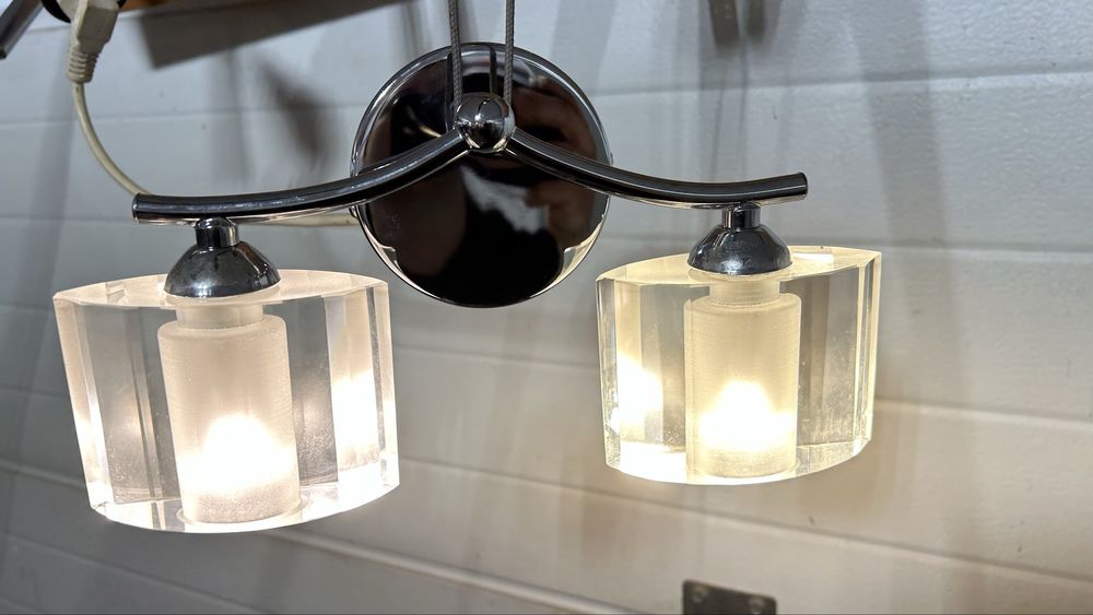 Lampy glamour żyrandole krysztalowe + kinkiety