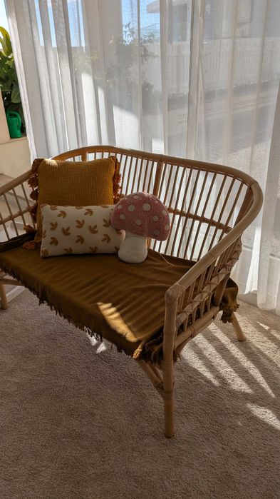 Sofá bambu jysk 1,20cm