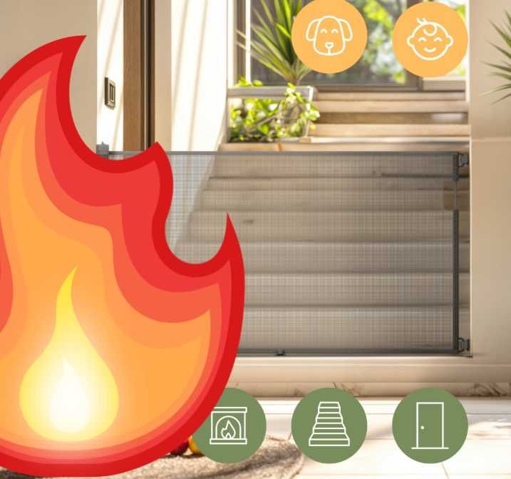 Bramka  zabezpieczająca 80X180 CM