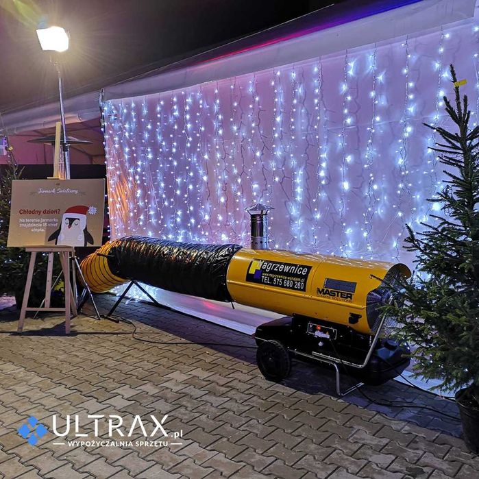 Ogrzewanie sceny i obiektów – wynajem nagrzewnice promienniki