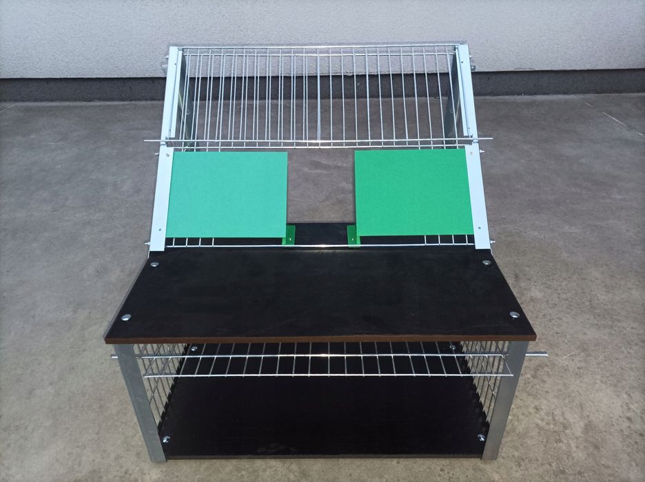 Wlot-Wylot Belgijski dla gołębi z drewnianą podłogą 60cm