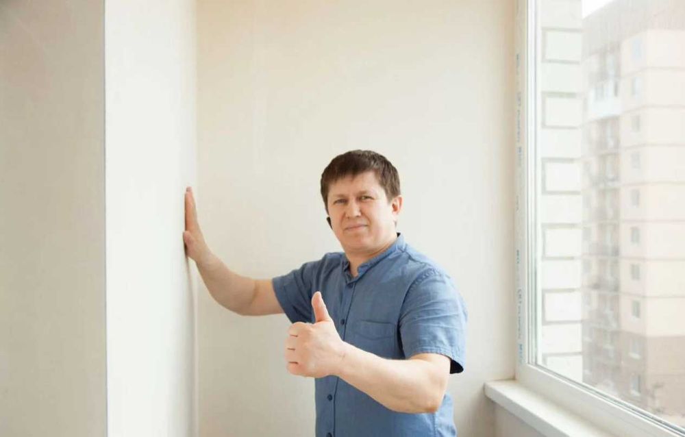 Машинна Штукатурка стін - стяжка підлоги. Штукатур Під Ключ!