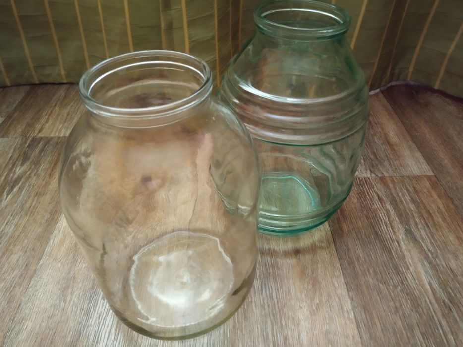 Бутыль кувшин в оплётке для вина СССР. Банка 3 литра Канистры плас.6л.