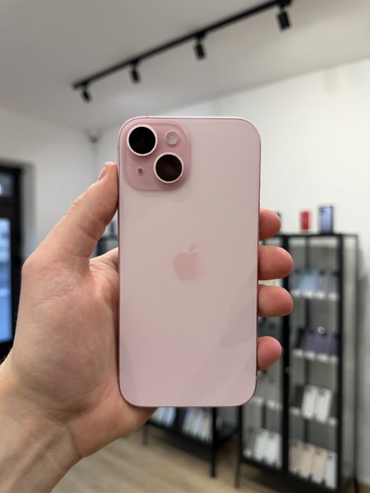 Telefon iPhone 15 128GB Różowy Apple Gwarancja iTrade