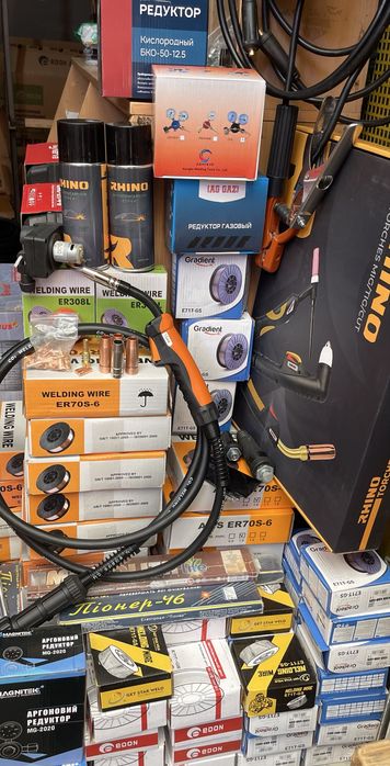 Сварочные горелки (рукава) на полуавтоматы, расходники