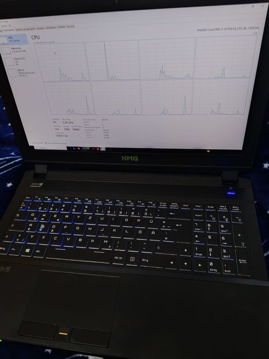 Portátil Gaming XMG  – i7 / GTX 1060 / 16GB RAM / SSD 480GB