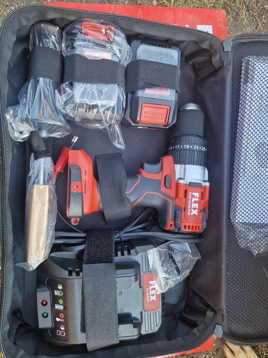 FLEX PD2G18.0-EC FS55 Set 5,0 akumulatorowa wiertarko-wkrętarka udarow