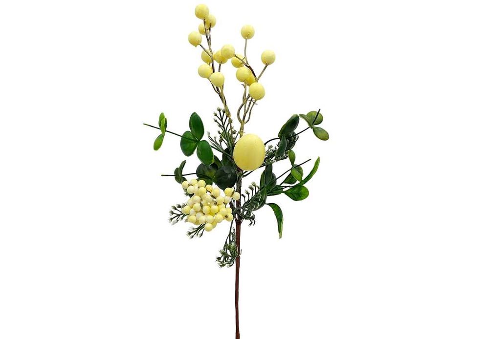 Gałązka wiosenna sztuczne kwiaty stroik wielkanocny 40cm