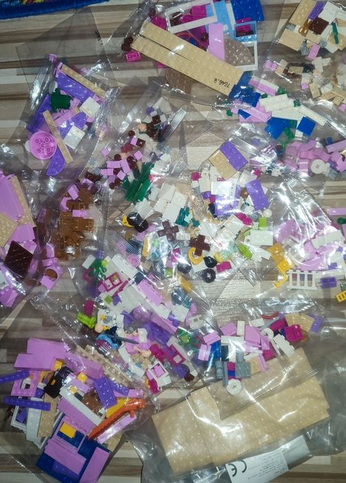 Klocki Girls Domek Letni 822szt 5 figurek! Super jakość! 2w1.