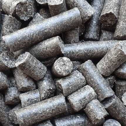 Pellet z łuski słonecznika