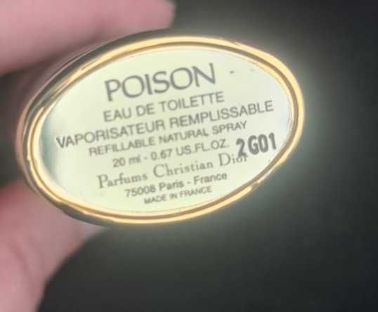 Туалетна вода Крістіан Діор poison  Cristian dior Оригінал вінтаж