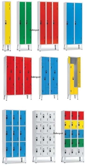 Vestiários Metálicos Cacifos Simples Duplo Triplo Quadruplo NP1116A /B