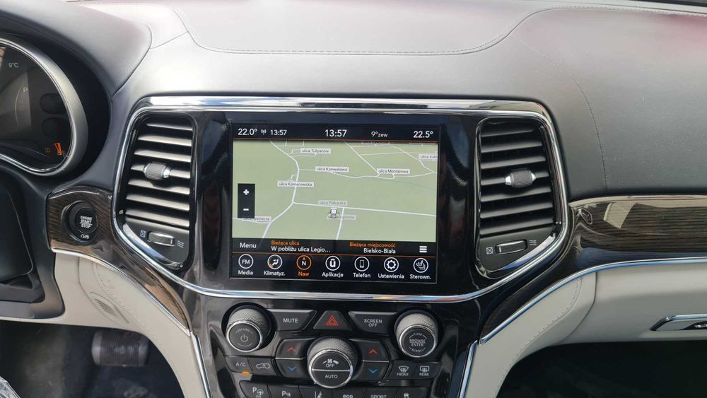 Polski Język JEEP Grand Cherooke  Menu Konwersja USA