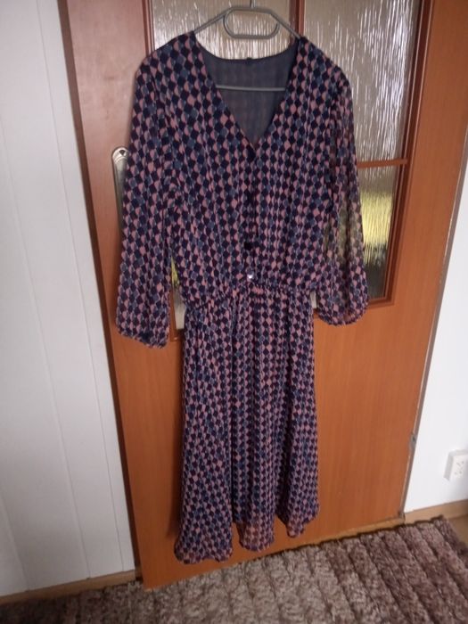 (2) Sukienka damska luźna duży rozmiar xxl