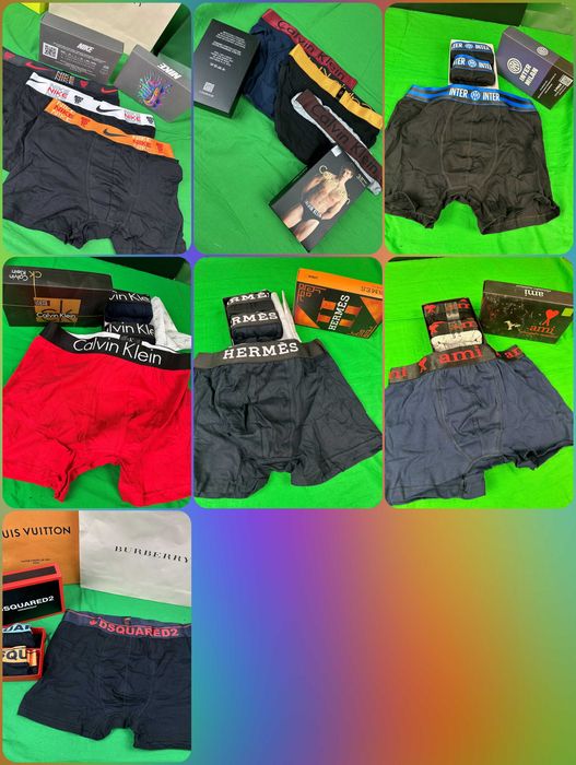 Bokserki męskie 3-pak Calvin Klein Nike Ami Dsquared2 Nowe