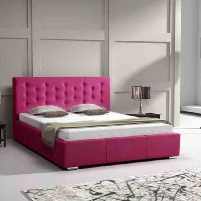 ŚLICZNE Łóżko  z pojemnikiem 140x200  AMARANT dowolna kolorystyka