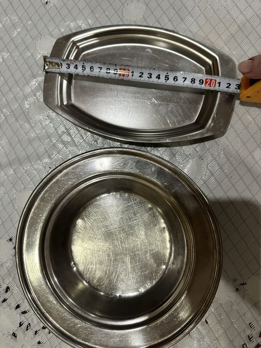 Миски, тарілки з нержавійки