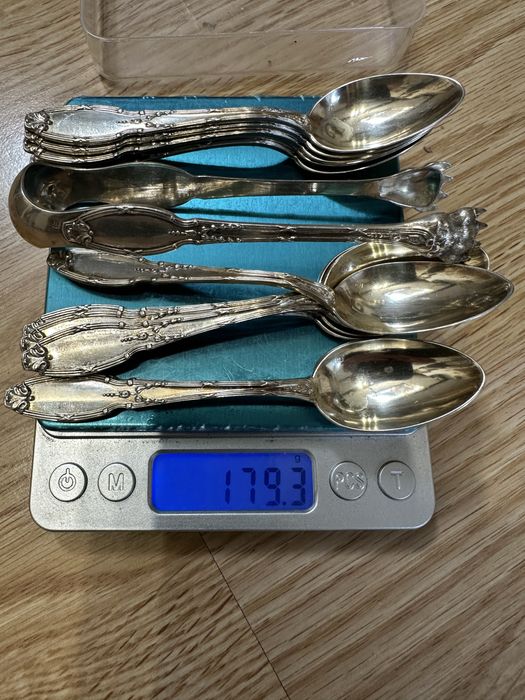 Серебро ложки 800 проба