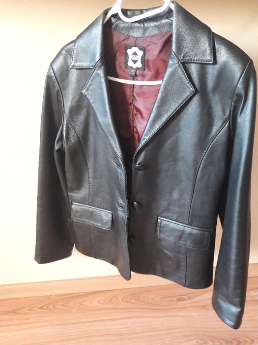 Kurtka skórzana damska M