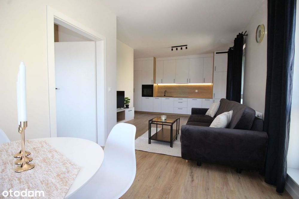 Wysoki standard, nowe 2 pokoje 49,3 m2 umeblowane budynek z 2024 r