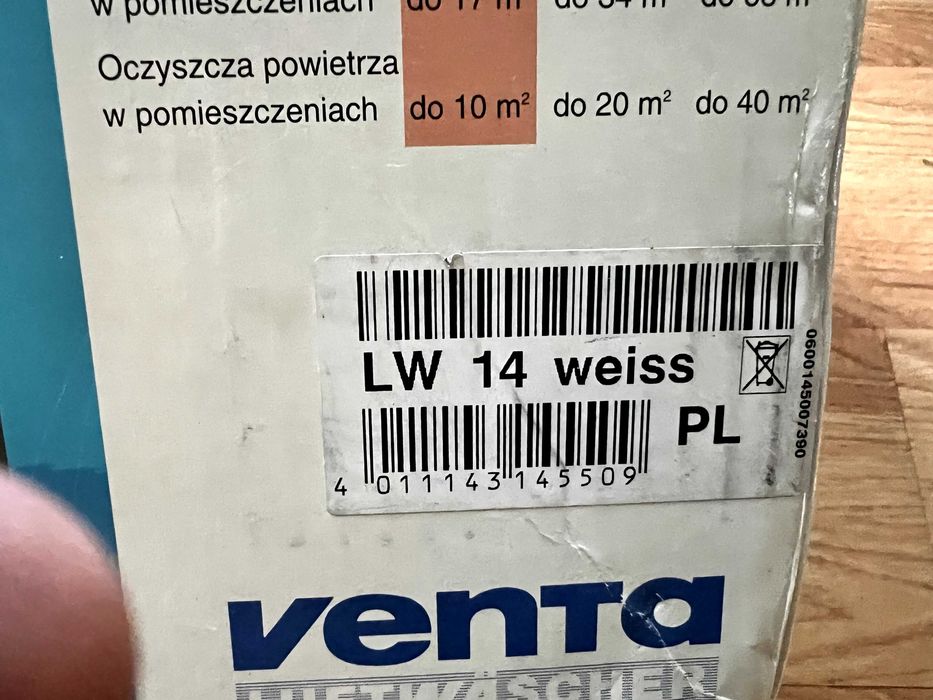 Oczyszczacz powietrza Venta  LW10 Biały