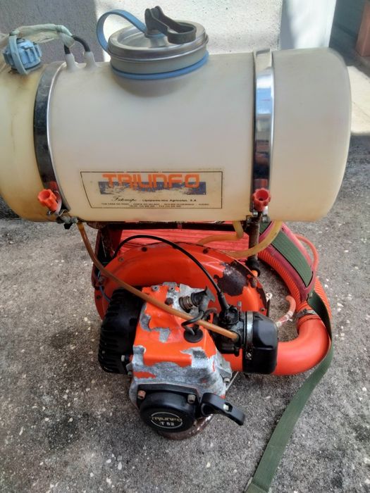 Atomizador em pleno funcionamento