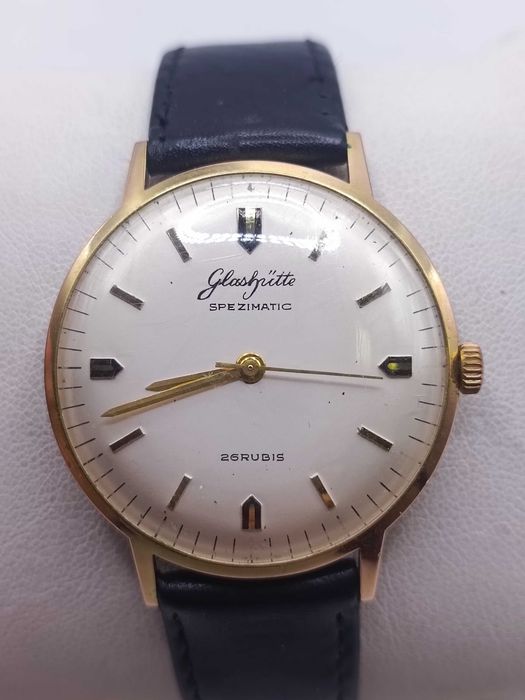 Zegarek Męski Glashutte Spezimatic Automatyczny Pozłacany 331/04/25s