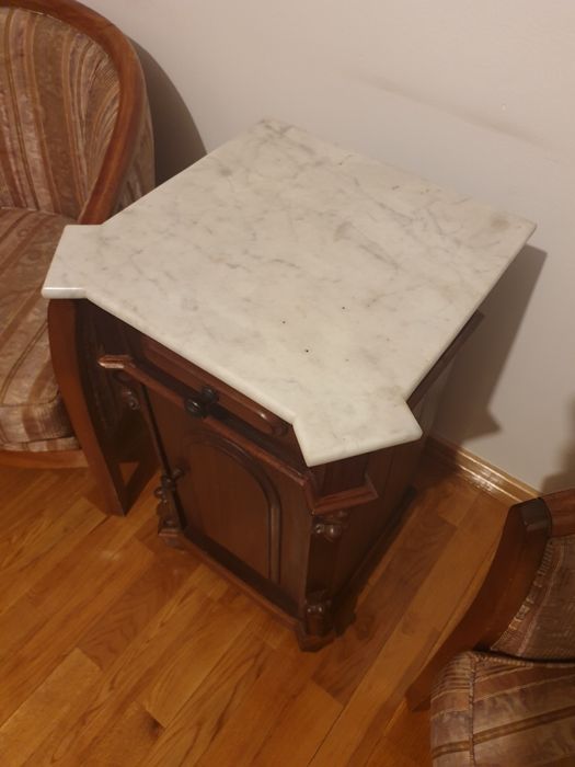 Side table with stone top64741251374978124