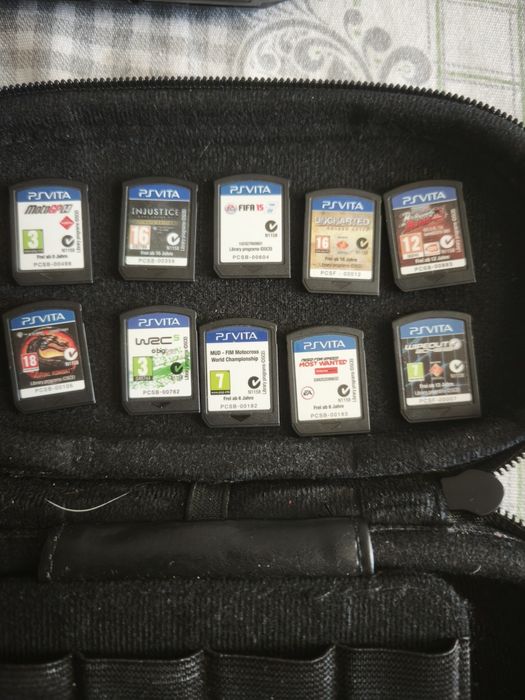 Jogo portátil, playstation vita com 10 jogos