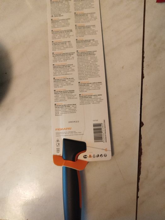 Nóż kuchenny Fiskars stał nierdzewna nowy oryginalny