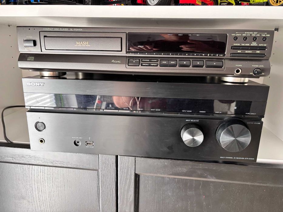 Amplituner SONY STR-DH540 + odtwarzacz CD Technics SL-PG440A