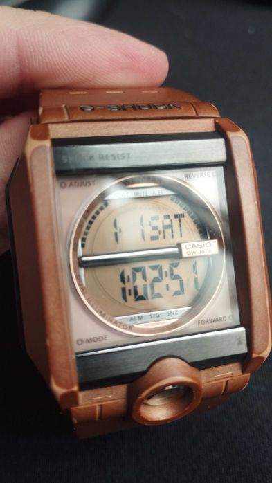 Casio G-Shock G-8100A-5 Módulo QW-3078 - A funcionar