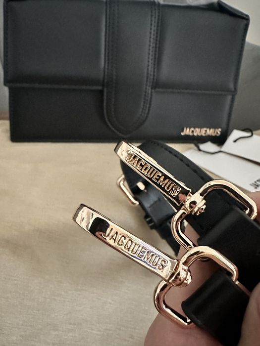 Шкіряна сумка Jacquemus, premium, жакмюс чорна