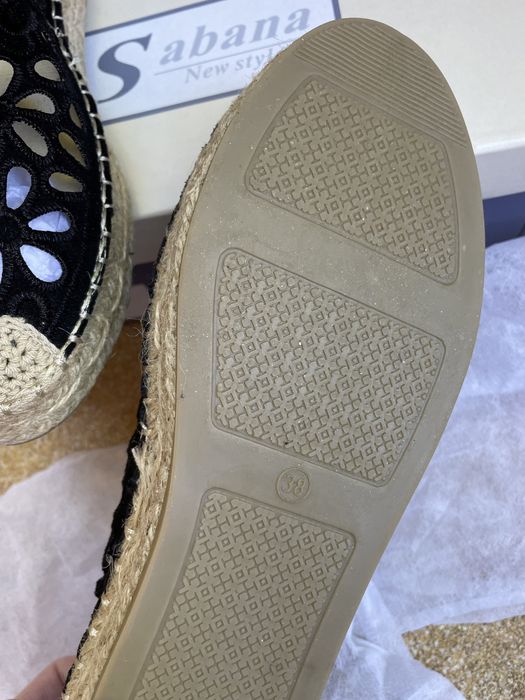 Nowe damskie espadryle ażurowe