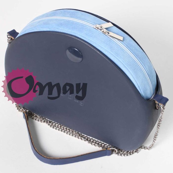 organizer OBAG MOON LIGHT błękitny welur wkład OMAY