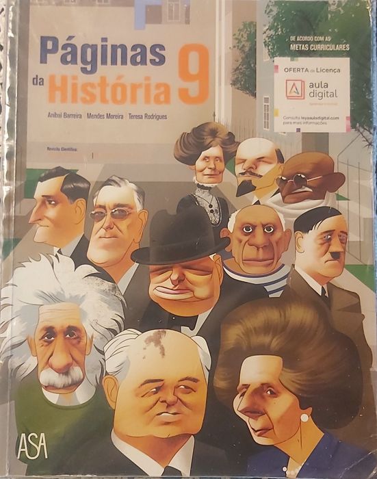 Livro escolar de História 9 Ano.