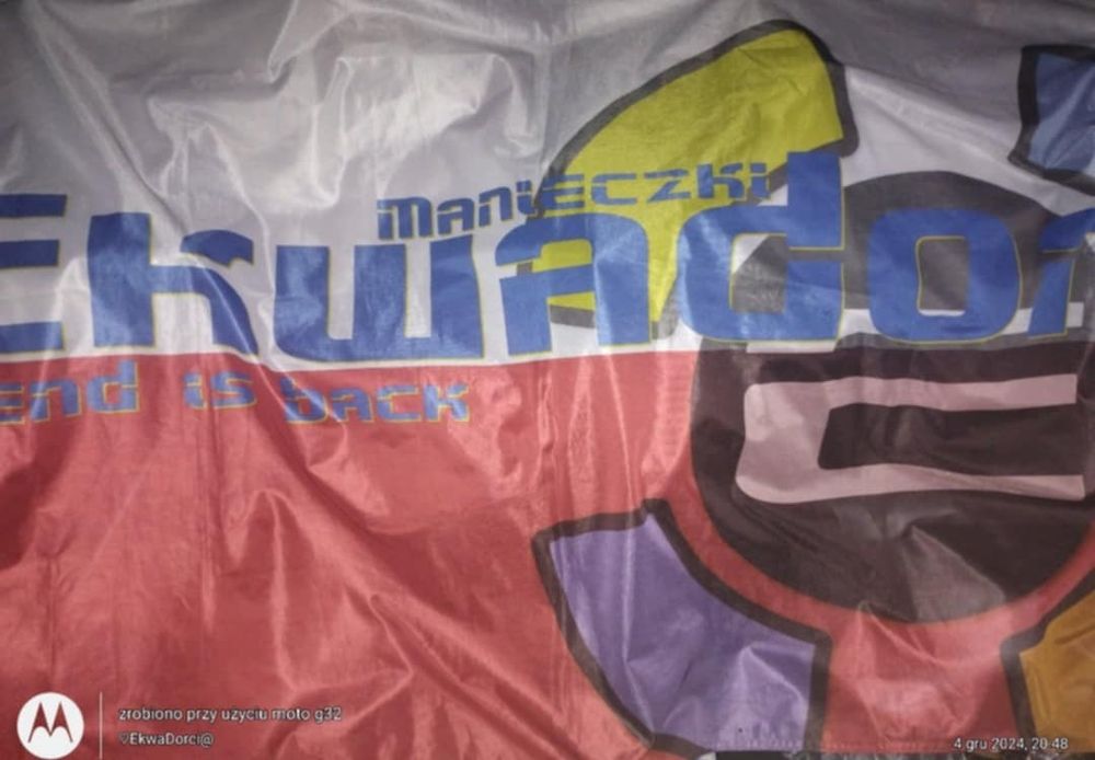 Flagi duże Klub Ekwador Manieczki