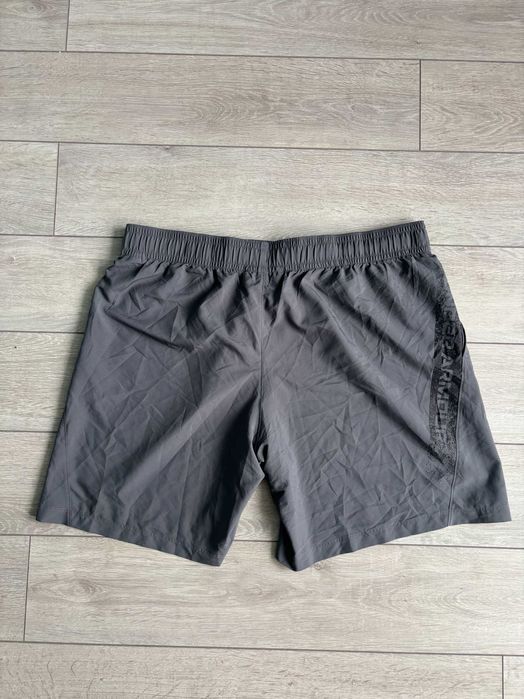 Чоловічі Спортивні Шорти Андер Армор Under Armour Tech Woven Wordmark Shorts Size XXL 2XL ХХЛ 2ХЛ Сірий Колір Оригінал