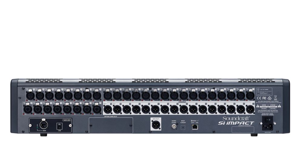 Soundcraft Si Impact — mesa digital em muito bom estado + case